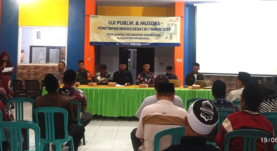 Desa Bantal Gelar Uji Publik dan Musdes Penetapan Indeks Desa Tahun 2025, Raih Skor 91,65 dan Ditetapkan Sebagai Desa Mandiri